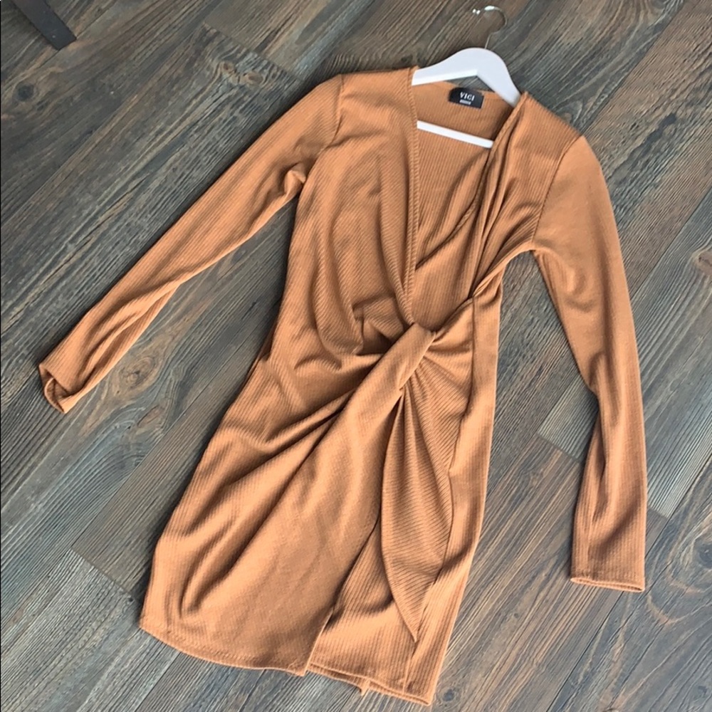 Tan dress